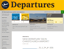 Tablet Screenshot of departure-gates.com